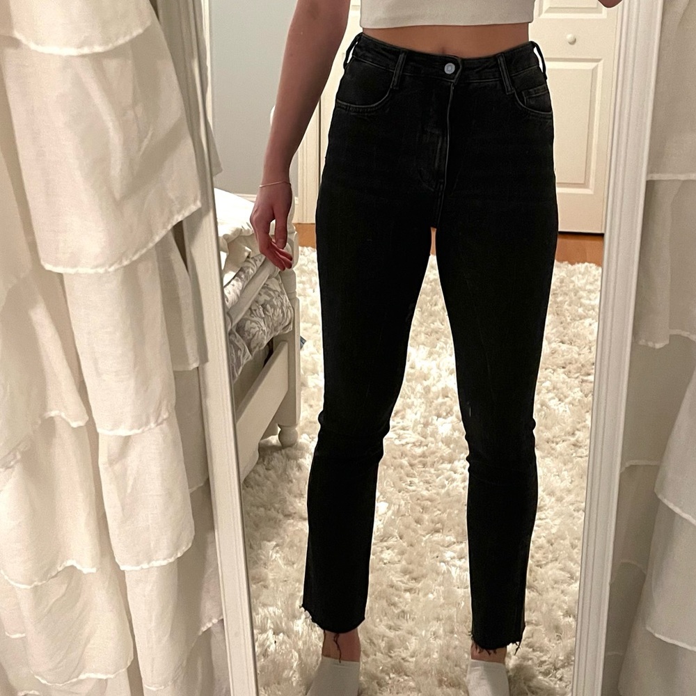 Pilcro the Cigarette Black slim straight size 28